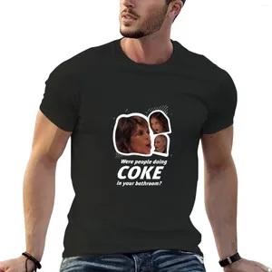 Herrenpolos Cola im Badezimmer?B/W T-Shirt Anime Customized T-Shirts Schweißhemd übergroß für Männer