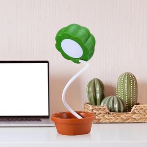 Table Lamps Cactus Lamp USB Nursery Night Light For Living Room Study Decoration