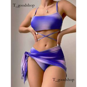 2024 Sexy Womens Designers Bikini set di costumi da bagno a forma di cinghia chiare Ladies costumi da bagno Swim Wea Beach Woman Swimwear Swimwear Mescod Brands Luxury Swimwear 2CD EE4