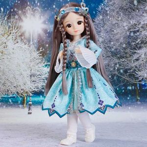 Dolls 30 cm BJD Anime Doll Girl Costume z wieloma odłączonymi złączami 1/6 3D Vivid Eyes Doll Girl Diy Ubierz urodzinową zabawkę S2452201 S2452201 S2452201