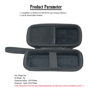 Outdoor Protective EVA Hard Storage Carrying Case Shockproof Tooling Bag for BOSCH GLM30/40/50 Laser Distance Measure