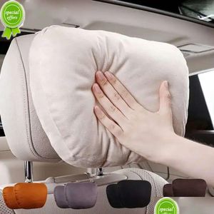 Outros acessórios de interiores Pillow para apoio de cabeça de carro novo Suporte lombar para o design da classe Benz Soft ajustável Drop Drop Delt AUT DH3WU