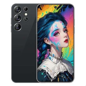 celular desbloqueia S24 Ultra 5g Android Telefone 7,3 polegadas HD Tela 6800mAh Bateria de Bateria Múltipla e Opções de Armazenamento 4G 5G Conectividade e Recursos Advanced Dual SIM 074