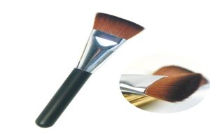 Voller Flachmake -up -Pinsel -Set Konturpulver Pinsel Set Reparaturpinsel für Foundation Make -up Pinsel Werkzeuge Frauen Augenbrauen 8212004