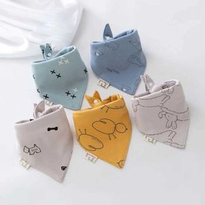 Bibs Burp Cloths 5 Baby Bibs Bandana Drool Bibs 100% хлопок для мальчиков и девочек, кормящих одежду Burp Новые предметы для зубов и капли D240522