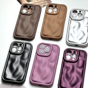 Solid color meteorite pattern phone case suitable for 14pro max phone case 15 new 12/13 niche high-end feeling