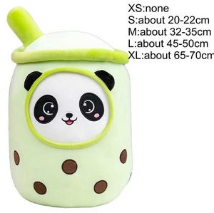 Plush Dolls Cute Boba Milk Tea Plush Toy Soft Fill Latte American Coffee Flavor Milk Tea Embrace Pillow Ball Cloth Boba Tea Cup Mat H240521 TLP2