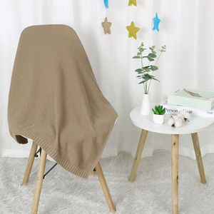 Ren bomull stickad andningsbar fyra säsong barn quilt nyfödd swaddle wrap filt baby barnvagn sovsäck säck