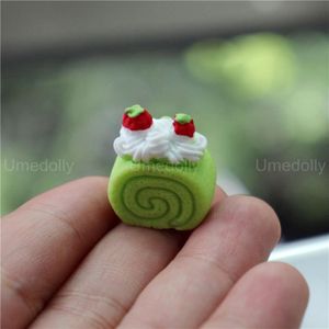 1/6 Skala Miniature Dollhouse Mini Cake for BJD Blyth Doll Food Play Kitchen Toy Accessories