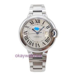 AAAA Crratre Designer High Quality Automatic Watches Womens Watch Blue Balloon White Dial Gauge Automatic Mechanical Watch Womens Genuine