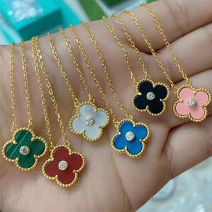 Designer Brand Clover Necklace Fashion Diamond Chain High Quality Luxury Designer 925 Silver Clover Necklace For Women 18K Gold Necklace Festival SMEEXCHRY Gifts B3