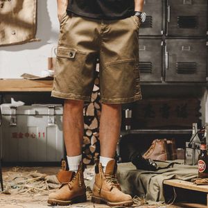 American style work shorts, trendy brand loose oversized summer thin casual five piece pants, men's middle pants M522 30