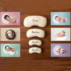 Подушки мини -новорожденные наполненные подушки фото -аксессуары для новорожденных, используемые для нейтральной фотографии Гибкие позудные подушки для подушек для корзины D240522