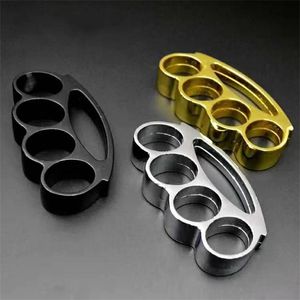 Brass Knuckles Knuckle Duster Outdoor Self-defense Protection Pocket Portable EDC Tool