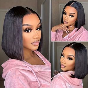 13*4 human hair BOB Headgear 4*4 natural colorstraight human hair wig wholesale