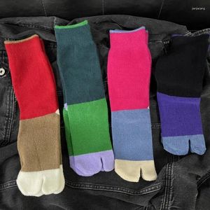 Women Socks High Quality Winter Warm And Delicate Split Toe Woman Soft Comfortable 200 Needles Fluffy Two-Toed Japanese Thick Tabi Sox