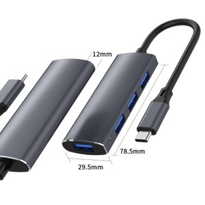 Docking İstasyonları Yeni Tip Genişleme USB HUB MTifonctional Genişletici Bir Tow Dört Hu Dock 3.0 Damla Dağıtım Bilgisayarları Ağ Hesaplama Otor4