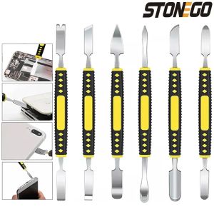 Stoneego 6pcs/Cep Telefonu için Kullanılan Metal Pry Bar Araçları Seti Dijital Tablet Bilgisayarlar Dizüstü Bilgisayarlar Akıllı Saatler Elektronik Onarım