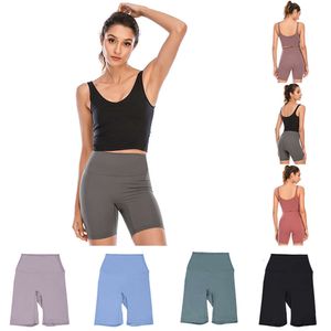solid color shorts yoga pants women Tight fitting leggings workout gym wear sports elastic fitness lady short legging high-quality a1c768 193 52e
