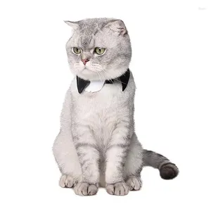 Dog Apparel Halloween Pet Cat Necktie Bow Tie Collar Accessories Suit For Small Medium Dogs Cats Adjustable Ghost Bat Costume