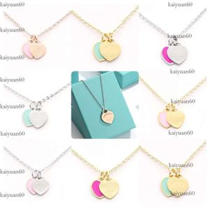 Tiffanyjewelry Necklace Tiffanyjewelry Heart Necklace Designer Jewellery Chains Pendant Gift For Women Tiffanyjewelry Bracelet Gold Plated 320