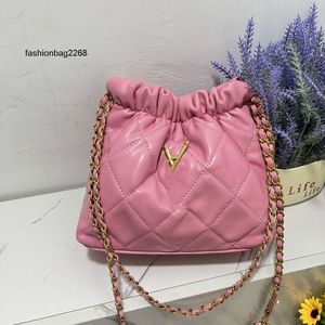 Torebka Projektantka damska nowa prosta torba kubełka Łańcuchowa Wysokiej jakości pojedyncze ramię worka crossbody Fashion All-In-One Damska torebka torebka DS39