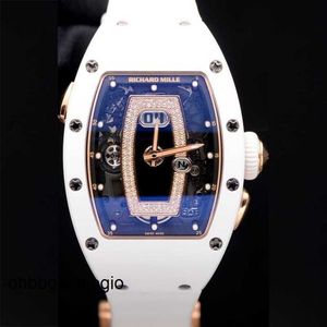 Orologi svizzeri Richamills Womens Watchs Milles RM Owatch Womens Series RM037 Black Ceramic 52x34,4 mm di diametro RR