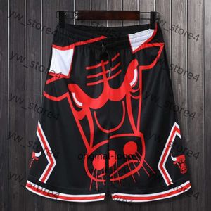 Lato dla mężczyzn luźne szorty Basketball krótkie spodnie Bulls Raptory Magic Training Sports Shorts Streetwear Hip Hop Man Ubranie 6c75