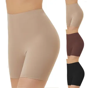 Frauenhöfen hoher Taillenkörper, die nahtlose Unterwäsche schlanke Shapewear -Shorts Bauchkontrolle Boyshorts solide für Frauen