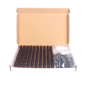 100pcs 1ml/2ml Boş Amber Cam Esansiyel Yağ Şişesi İnce Cam Küçük Amber Dram Parfüm Yağ Şarkıları Örnek Test Şişesi 240511