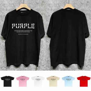 Long Term Trendy Brand Purple Brand t Shirt Short Sleeved T-shirt Shirtc3z8 C4QM