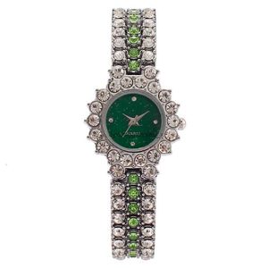 New womens watch color diamond bracelet fashion inlaid English Watch Full