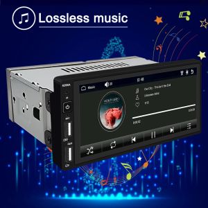 6.86インチカーラジオ1 DINカープレイAndroid Auto MultimediaプレーヤーBluetooth Mirrorlink FM Receiver for Volkswagen Nissan Toyota