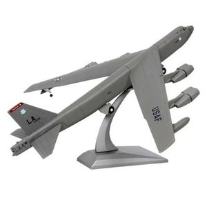 Flygplan Modle 25cm 1/200 skala American Army B-52 Strategisk bombplan Fighter Aircraft Airplane Models Vuxna barnleksaker för Display Show Y240522