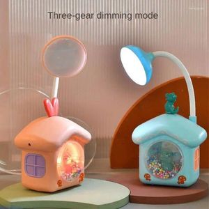 Table Lamps No Glare Cartoon Desk Lamp Can Be Used For A Long Time Reading Light Bedside Folding Soft