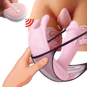 Altri oggetti di bellezza per la salute Vibratore di dildo per donne stimolatori clitoride telecomandati wireless coppie femmine masturbazione machine prodotti per adulti Q240521