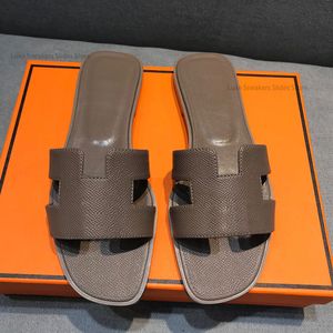 Summer Slipper slides Slip On open toe beach sandals flat mules casual flip flops outdoor shoes women's Luxury Designers factory footwear with box