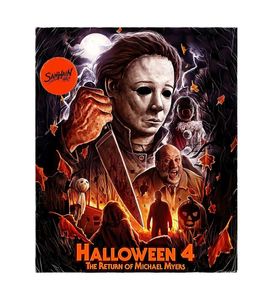 Halloween 4 powrót Michaela Myersa Horror Nightmare Fear Filler Wall Art Decoration Plakat Poster Canvas Print