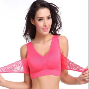 Sexiga kvinnor Bras Yoga Push Up Bras Shapers Bustiers Corsets Lace Cotton Active Sports Vest Bras Lady Underwear Colorful3294049