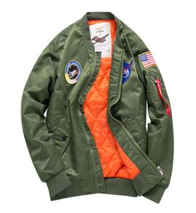 Hög design tjock stil herr ma1 bomberjacka pilotjacka män flygande tiger broderi sport vindbruka älsklingar outfit jacka5401037