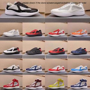 Prades Shoes Cup Frauen Männer Schuhe Amerika mit Schachtelschuhen XL Patent Leder Flachtrainer Schwarz weißes Netz atmungsvoller lässiger Outdoor Walkers Sneakers Größe 35-46