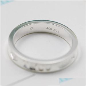 Anéis de casamento Designer de luxo Double T Ring For Mull Men 1837 Jóias S925 Sterling Sier High Quality Trend Trend Casal Aniversa OT15N