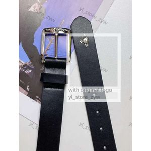 Designer viviane westwood Belt Viviennr Empress Dowager Xis Classic Casual Saturn Belt Versatile and Versatile for Men and Women High End 3.3CM Wide jeans belt 5fd