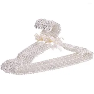 Hangers 2Pack Plastic Pearl Beaded Bow Clothes Dress Coat Wedding For Adult Storage Organizer