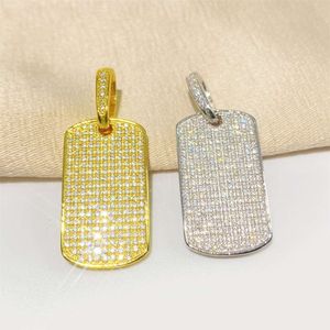 Real U Hip Hop Iced Out VVS Moissanite Diamond Pendant Necklace For Men Sterling Sier Fashion Jewelry Pendants & Charm