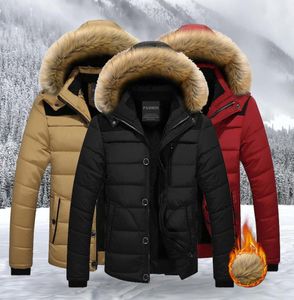 Men039S Windbreaker Jackets vattentäta päls huva rockar manlig coature kappa herrkläder 2020 vinter outwear parka stor ficka hom6739316