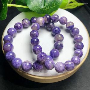 Braccialetti Link Bracciale charoite naturale Donne Bellissima Energia colorata Crystal Energia Gioielli pietre preziose 1pcs 11/13mm