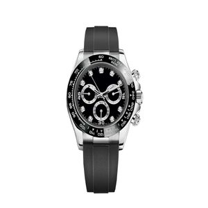 20 colori orologio diamante nero da 40 mm cinghia in gomma orologio uomini tutti i sottottoriali funzionano funzionalità automatica meccanica per gli uomini il miglior regalo 329a 329a