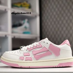 Designer Platform Treners Męskie Kości Bone Top Low Pink Trainer Tennis Basketball Classic Buty do biegania na zewnątrz Sneaker