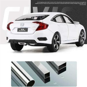 Diecast Model Cars 1/32 Honda Civic Type Raloy Sports Car Model Diecast Metal игрушечные автомобили Car Model Model Sound Light Collection Kids Gifts